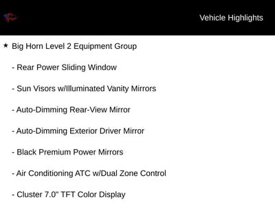 2025 RAM 1500 Big Horn Crew Cab 4x4 5'7" Box