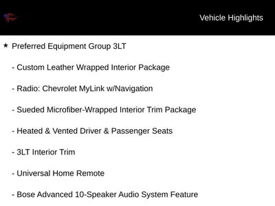 2015 Chevrolet Corvette Stingray 3LT