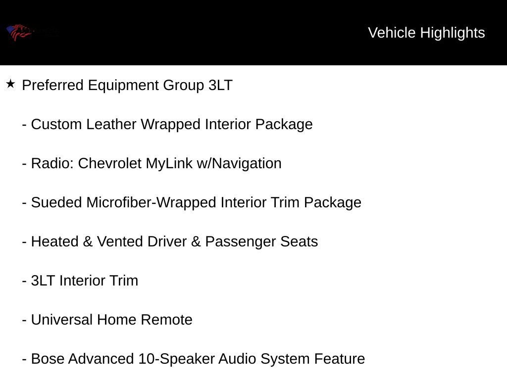 2015 Chevrolet Corvette Stingray 3LT