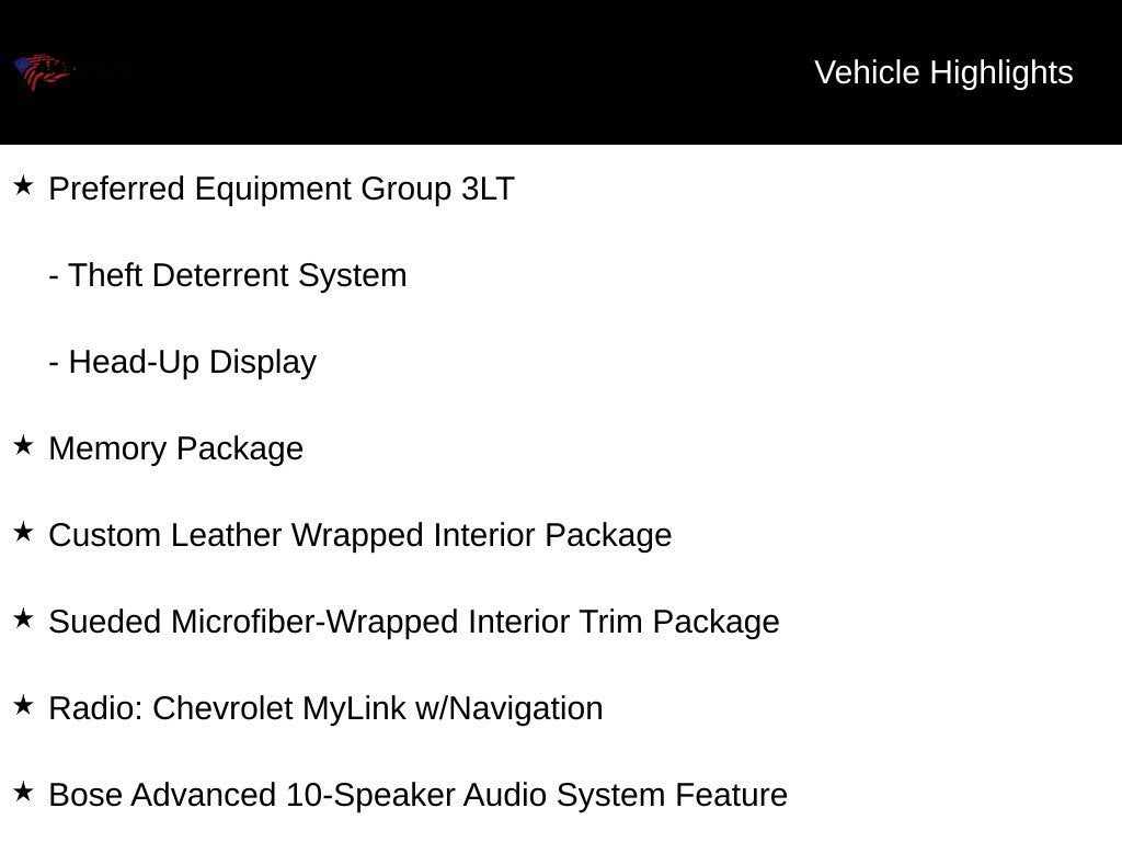 2015 Chevrolet Corvette Stingray 3LT