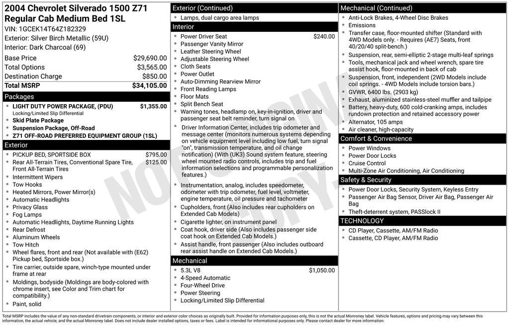 2004 Chevrolet Silverado 1500 Z71