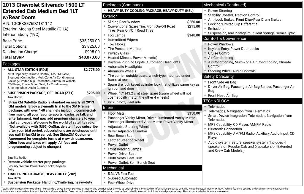 2013 Chevrolet Silverado 1500 LT