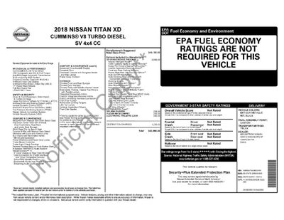2018 Nissan TITAN XD SV Diesel